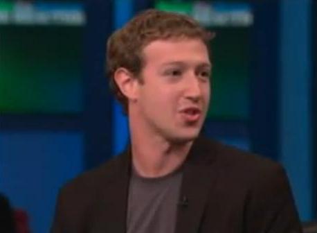 Mark Zuckerberg hand over