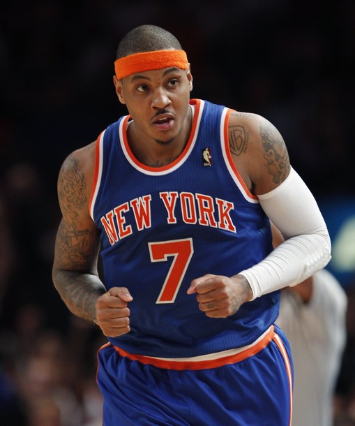 carmelo anthony tattoos wb. New York Knicks#39; Carmelo