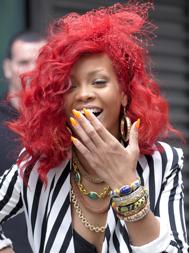 rihanna 2011 hair. Rihanna is a top hit on