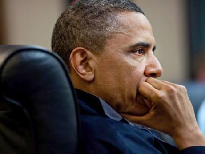 obama situation room. President Obama intently