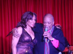 Freda Payne and Quincy Jones
