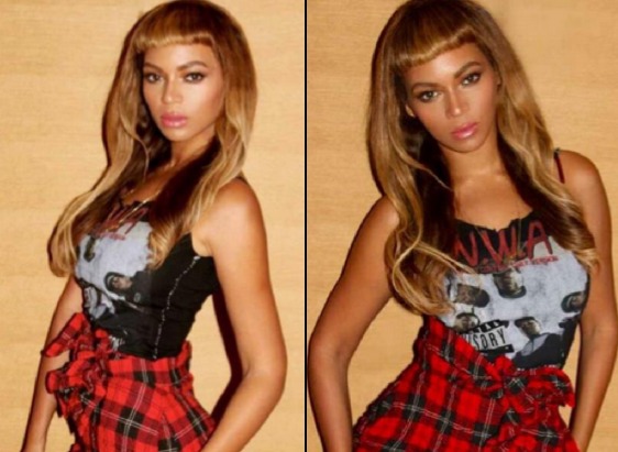 Beyonce Shows Off Her New Short Bangs 