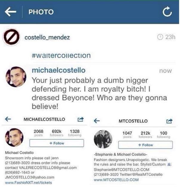 Beyoncé Fans Lash Out At Designer Michael Costello Over Alleged Racial Slur 