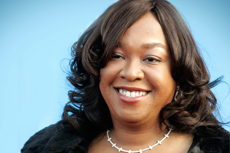 Producer and writer Shonda Rhimes, creator of the  "Grey's Anatomy" television series arrives at 39th Annual NAACP Image Awards in Los Angeles