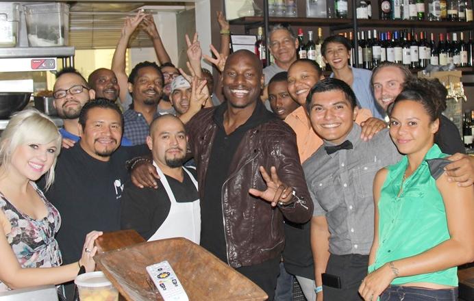 Tyrese Treats Fans to $1K In Food At Post & Beam